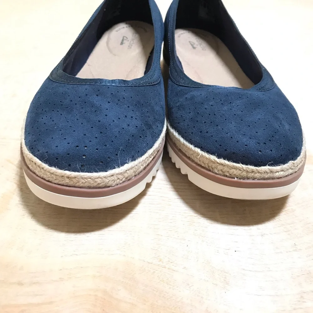 Clarks Collection Serena Kellyn Shoes Navy Size 9